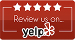 Review Us On Yelp badge for The Bald Barber in Corona De Tucson, AZ..